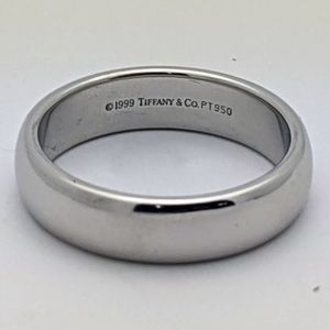 Tiffany & Co. 1999 Platinum PT950 Wedding Band